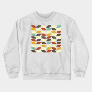 Geometric Pattern: Leaf: Autumn Crewneck Sweatshirt